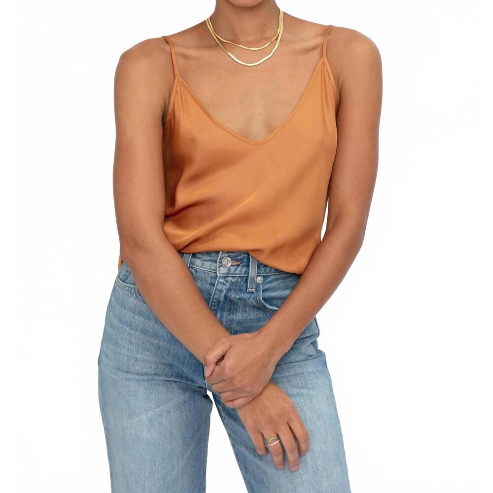 NEW L'AGENCE lexi camisole in honey